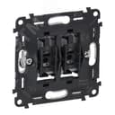 Valena IN MATIC Выключатель двухклавишный 10А 250В Безвинтовые зажимы