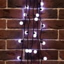 Гирлянда Мультишарики NeonNight Ø23 мм 10м 80 LED Белые черный ПВХ соединяется 303515