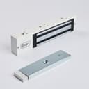 Электромагнитный замок (сила удержания 280кг), с двумя встроенными датчиками, цвет белый, RAL9016(белый) RL-EM280-LSW R-Lock