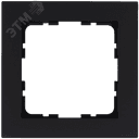 Рамка G-Classic 1-постовая, цвет черный матовый (soft touch)