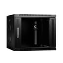 Шкаф настенный 19" 9U Cabeus SH-05F-9U60/60-BK