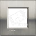 LivingLight Рамка прямоугольная 1 пост Фактурная сталь Legrand Euro