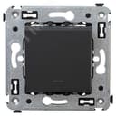 Avanti Выключатель одноклавишный в стену Черный   матовый