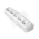 Колодка 5 гнезд С заземлением AБС-пластик Универсал