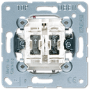 Выключатель контрольный 2-клавишный с подсветкой (две лампы в комплекте). Механизм. 10A 250V