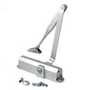 Дверной доводчик с ФОП, рычажная тяга комплект, до 120 кг, двух-скоростной, EN 2/3/4, серый TS Compakt