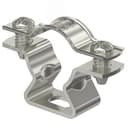 Крепежная скоба дистанционная 17-20 мм (с продольным отверстием) из нержавеющей стали А4