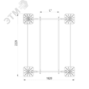 Опорная конструкция для установки оборудования TECHNORAPTOR FOOT 1500х2000 тип 1 HD КМ-профиль