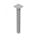 Стойка потолочная сварная для средних нагрузок 50х50х1300 мм, толщ. 2,5 мм, гальван. цинк