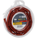 Трубка термоусадочная ТТУ нг-LS 5/2,5 красная (2м/упак) IEK