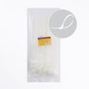 Хомут нейлоновый многоразовый STEKKER NYCT80300 8x300 мм белый упаковка 100 шт 39084