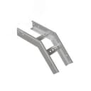 Угол лестничный вертикальный внешний 45 гр. 80х200х1,5 мм INOX304 N