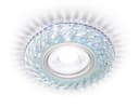 Встраиваемый точечный светильник MR16 с LED подсветкой Ambrella Light S295 PRWH