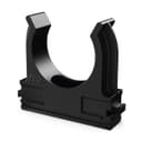 Крепёж-клипса для труб Полистирол черная d32 мм (25шт/500шт уп/кор) Промрукав