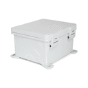 Корпус PolyBox 223x172x134 мм, петли, защелки, серая крышка, PC, IP66 / IP68 / IP69