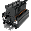 Клемма TP 1-1 с держателем предохранителя 5х20, с индикацией, 24В, черная 