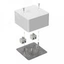 Коробка огнестойкая для кабель-канала 40-0460-FR2.5-4 Е15-Е120 85х85х45