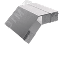 Короб угловой 45 вниз КУ45Н.200.100.435.1,5.1 СОЭМИ