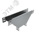 Т-ответвитель переходник 50х100-400 мм верт. c разворотом трассы на 90 гр. (нижняя часть больше исходной)