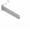 Консоль 60х40 основание 400 s:4 облегченная горячий цинк
