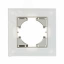 Рамка 1-местная Ugra стекло, белый