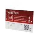 Маркировочная табличка FIREFORT PLATE КМ-профиль