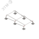 Опорная конструкция для установки оборудования TECHNORAPTOR STEELFOOT 1500х3000 тип 4 HD