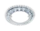 Встраиваемый точечный светильник GX53 с LED подсветкой Ambrella Light G288 CH