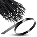 Хомут кабельный 4.6х100 сталь ANSI 304 с покрытием TOKOV ELECTRIC TKE-HM304-4.6-100-C/100