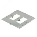 Панель для кабельного ввода для оснований корпусов CQE N, 2 места, Ш/Г= 400 мм, упаковка - 2 шт.