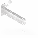 Консоль с опорой  85х40 основ. 400 П-образная средняя оцинкованная