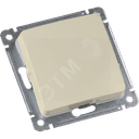 MASTER Переключатель одноклавишный скрытой установки, в рамку, слоновая кость