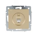 VESNA Розетка компьютерная золото