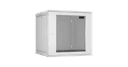 Настенный разборный шкаф TLK 19", 12U, стекло, 600х600, серый TLK TWI-126060-R-G-GY