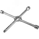 Ключ-крест "ЭКСПЕРТ" автомобильный оцинкованный усиленный, 17-19-22-1/2" ЗУБР