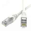Патч-корд экранированный SLIM CAT6 U/FTP 4х2, 28 AWG, LSZH, белый, 3м DKC