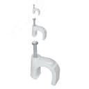 Скоба 8мм круглая пластиковая (100шт) USK11-08-100 IEK