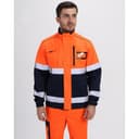 Костюм женский повара Шеф (тк.ТиСи), черный/красный, р. 60-62/158-164