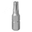 Вставка (бита) торцевая 1/4", TORX, T15, L = 25, с отверстием