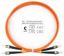 Шнур оптический duplex ST-ST 62,5/125 mm 1,5м LSZH Cabeus FOP-62-ST-ST-1,5m
