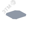 Крышка лотка монтажного углового крестообразного ЛРК.400.15.653.1,2.1