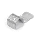 Скоба металлическая однолапковая СМО d16-17 мм для монтажного пистолета (без отверстий) (100шт/1600шт уп/кор) Промрукав