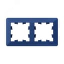 ATLASDESIGN AIR 2-постовая РАМКА, АКВАМАРИН/дымчатый черный Systeme Electric