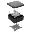 Коробка огнестойкая для о/п двухкомпонентная 60-0303-9005-FR2.5-4 Е15-Е120 100х100х40 RAL9005 Промрукав (17 шт/уп)