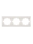 Рамка 3-м Mira горизонт. бел. LEZARD 701-0200-148