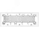 Коробка подъемная на 3 поста для накладного монтажа цвета алюминий S24 Harmonie Simon