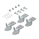 Кронштейны для настенного крепления с удлиненными болтами и гайкой самофиксации для навесных и      клеммных корпусов, 4 шт.