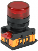 Лампа AL-22TE сигнальная d22мм красный неон/240В цилиндр IEK (BLS30-ALTE-K04)