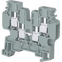 Клемма C4/6.4A винтовая одна цепь 4 зажима 4мм.кв.