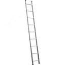 Лестница приставная, односекционная, алюминиевая, 10 ступеней, высота 279 см